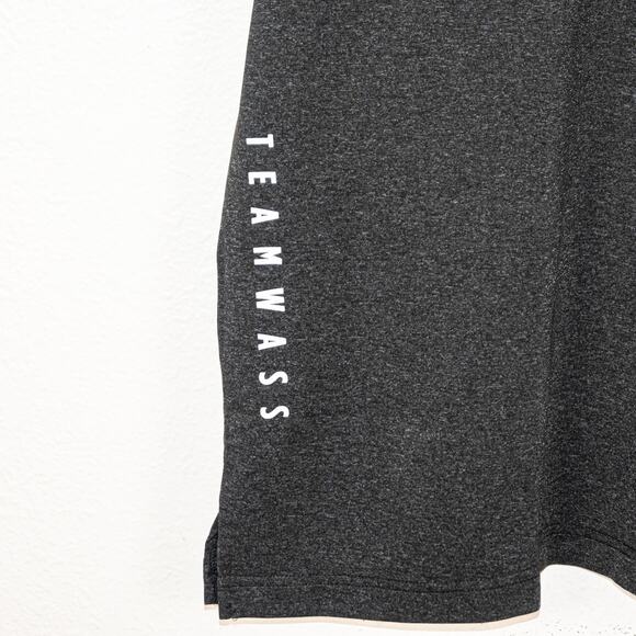 Malbon Golf Teamwass Polo Shirt Charcoal grey size Large - Picture 4 of 8